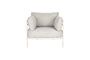 Miniatura Sillón de fibra de olefina beige Vista Clipped