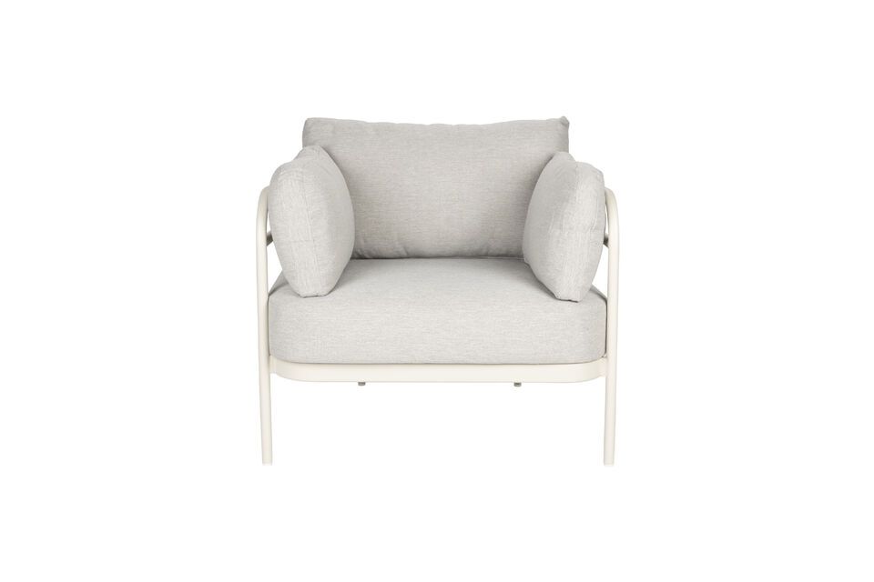 Sillón de fibra de olefina beige Vista Zuiver