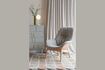 Miniatura Sillón de madera de haya beige Duke 1