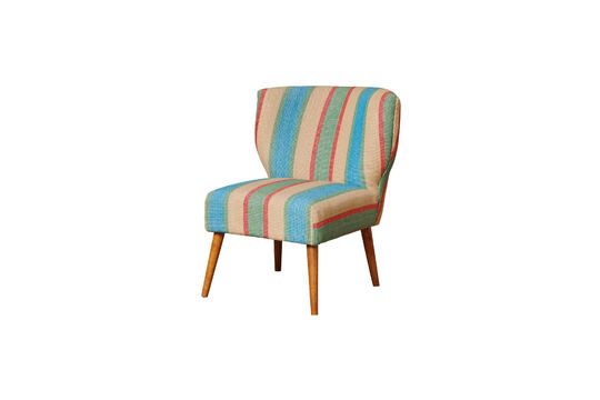 Sillón de madera multicolor Indiana