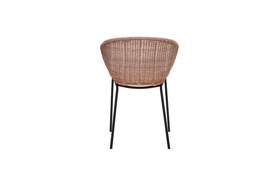 Sillón de mimbre beige Hapur - 4