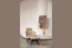Miniatura Sillón de piel sintética beige Frie 4