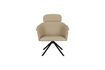 Miniatura Sillón de piel sintética beige Frie 5