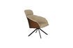 Miniatura Sillón de piel sintética beige Frie 6