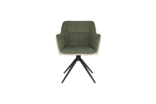 Sillón de poliéster marrón Daley Clipped