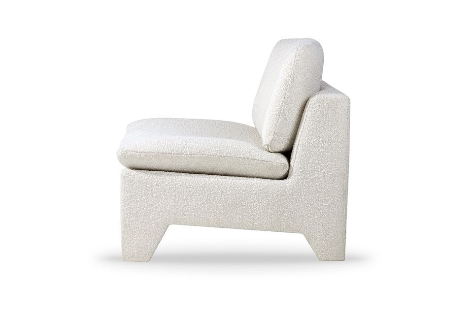 Este sillón muy cómodo y suave ofrece una profundidad de asiento de 51 cm