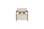 Miniatura Sillón de tejido bouclé beige Oolong Clipped