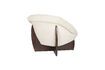 Miniatura Sillón de tela beige Emilius 10