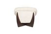 Miniatura Sillón de tela beige Emilius 11