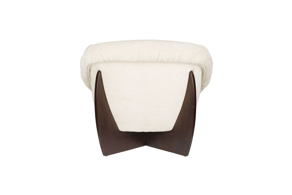 Sillón de tela beige Emilius - 9