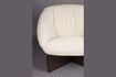 Miniatura Sillón de tela beige Emilius 2