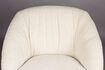 Miniatura Sillón de tela beige Emilius 3