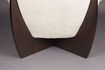 Miniatura Sillón de tela beige Emilius 6
