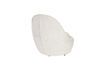 Miniatura Sillón de tela blanco Nash 4
