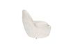 Miniatura Sillón de tela blanco Nash 5