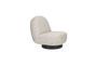 Miniatura Sillón de tela blanco roto Eden Clipped