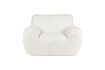 Miniatura Sillón de tela blanco Yeti 1