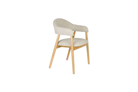 Sillón de tela marrón claro Indy Clipped