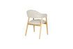 Miniatura Sillón de tela marrón claro Indy 7
