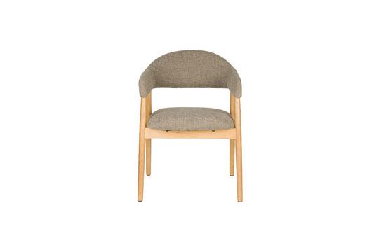 Sillón de tela marrón oscuro Indy Clipped