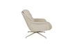Miniatura Sillón de tela y madera de eucalipto beige Philly 5