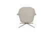 Miniatura Sillón de tela y madera de eucalipto beige Philly 7