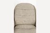 Miniatura Sillón de tela y madera de eucalipto beige Philly 9