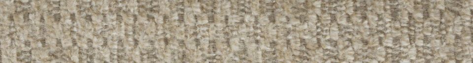 Descriptivo Materiales  Sillón de tela y madera de eucalipto beige Philly
