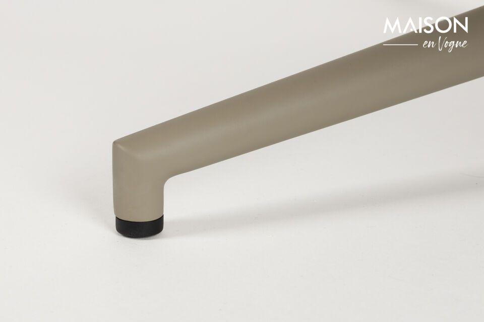 Sillón de tela y madera de eucalipto beige Philly - 9