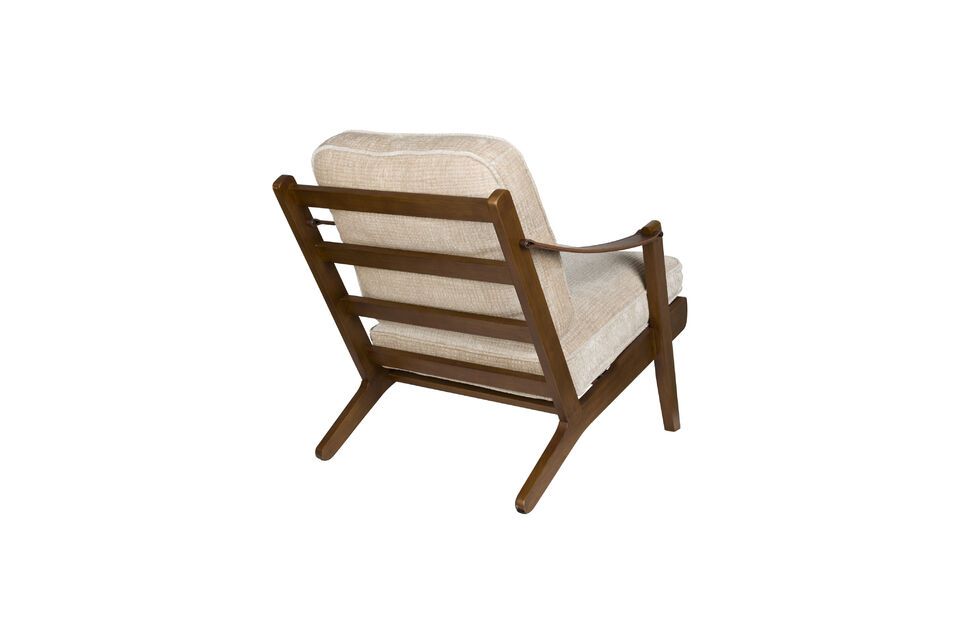 Sillón de terciopelo beige Washington - 10