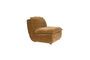 Miniatura Sillón de terciopelo marrón Radley Clipped