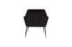 Miniatura Sillón de terciopelo negro Kate 6