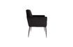 Miniatura Sillón de terciopelo negro Kate 8