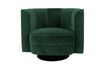 Miniatura Sillón de terciopelo verde Flor 1