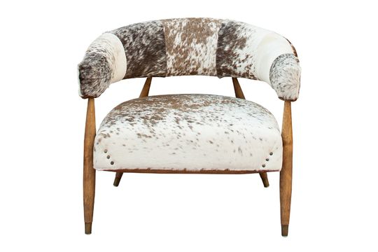 Sillón de vaca y roble Les Rocheuses
