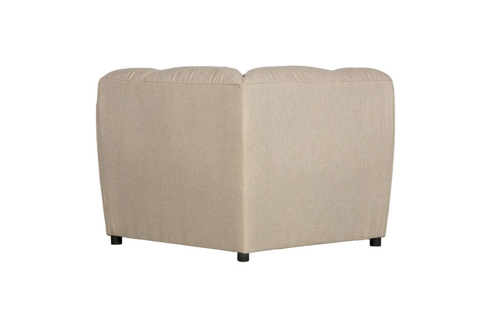 También puede combinar el esquinero con el sillón y el sofá de 2 plazas para crear un espacioso