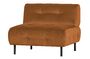 Miniatura Sillón Lloyd de terciopelo canela Clipped