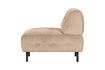 Miniatura Sillón Lloyd de terciopelo crema 3