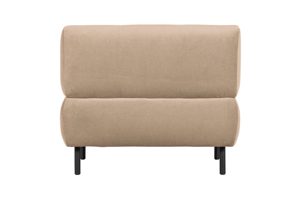 El terciopelo de este sillón es de gran calidad