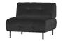 Miniatura Sillón Lloyd de terciopelo gris oscuro Clipped