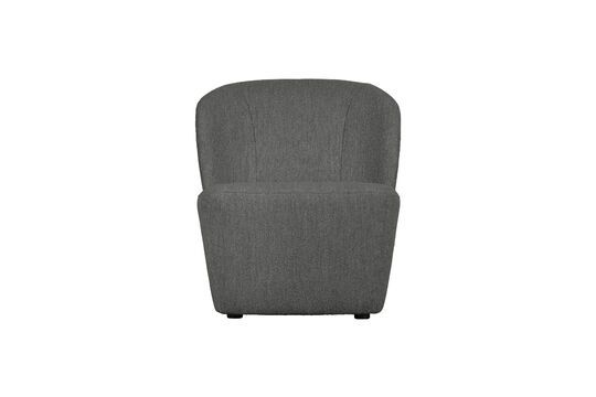 Sillón Lofty de tela antracita Clipped