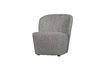 Miniatura Sillón Lofty de tela gris claro 3