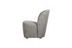 Miniatura Sillón Lofty de tela gris claro 4