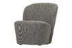 Miniatura Sillón Lofty de tela gris oscuro 4