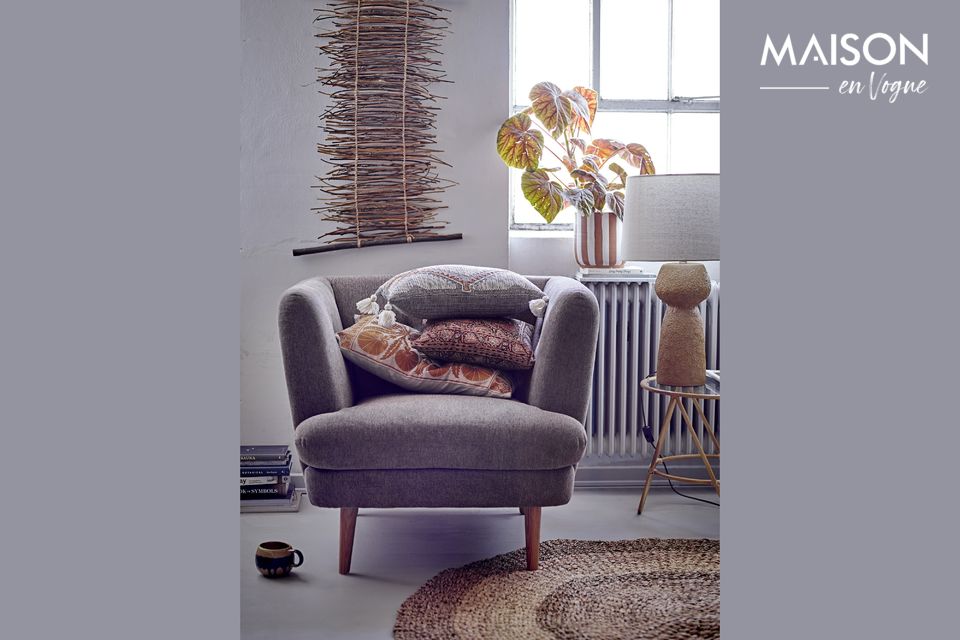 Sillón marrón Elliot Bloomingville