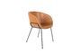 Miniatura Sillón marron Feston Clipped