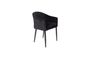 Miniatura Sillón negro Catelyn Clipped