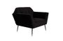 Miniatura Sillón negro Kate Clipped