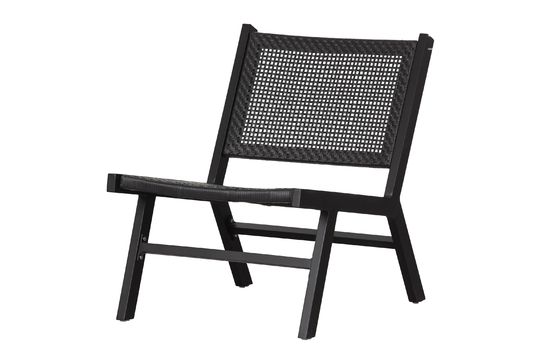Sillón Puk de aluminio negro