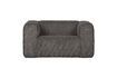 Miniatura Sillón Ribcord gris oscuro Bean 1